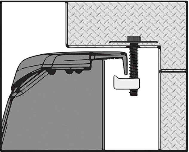 Dee Zee Tool Box Tie Downs - Steel Truck Beds - DZ97904 - image 2