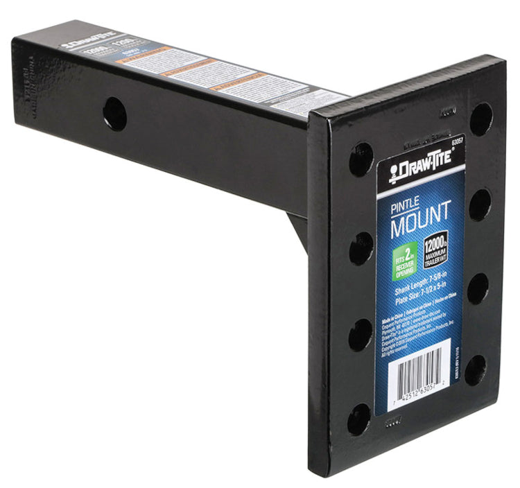 Draw-Tite - Pintle Hook Mount Plate, 2 IN. Receiver - 63057 - image 1