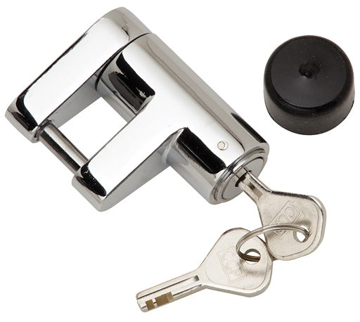 Bulldog Trailer Coupler Lock - Chrome - 580403 - image 1