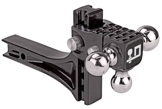 Draw-Tite - Adjustable Tri-Ball Trailer Hitch Ball Mount - 63070 - 14,000 LBS. Capacity Max - image 1