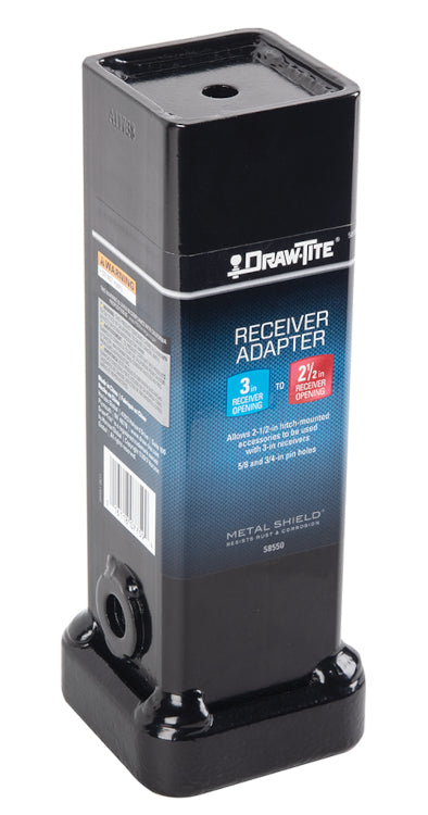 Draw-Tite - Receiver Adapter - 58550 - (3" to 2-1/2" Receiver, 10" Length) - image 2