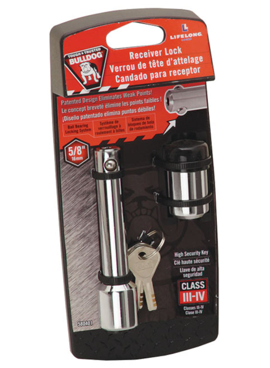Draw-Tite - Hitch Receiver Lock - Dogbone Style - 5/8" Pin Diameter - 580401 - image 2