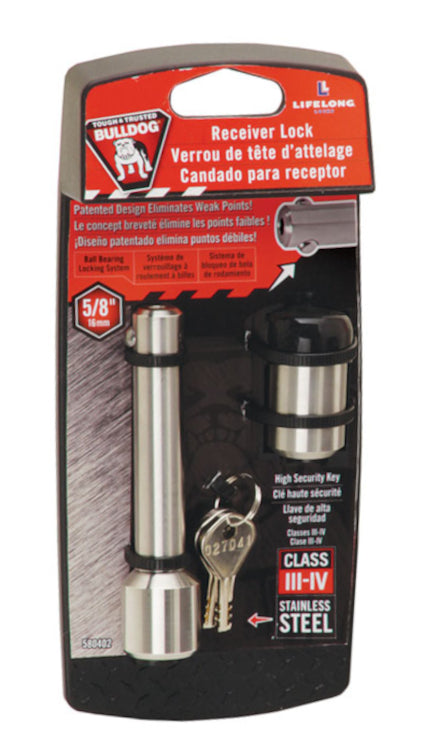 Draw-Tite - Hitch Receiver Lock - Dogbone Style - 5/8" Pin Diameter - 580402 - image 2