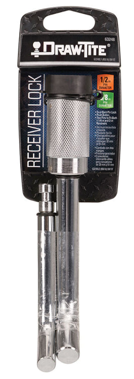 Draw-Tite - Hitch Receiver Lock - Dogbone Style - 5/8" and 1/2" Pin Diameter - 63248 - image 2