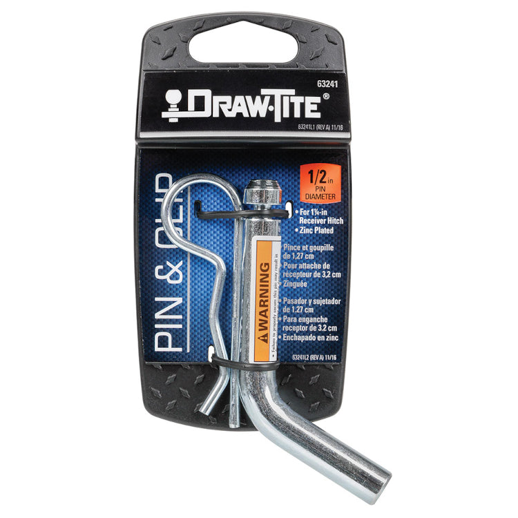 Draw-Tite - Hitch Pin and Clip - 63241 - (1-1/4" Receiver, Zinc) - image 2