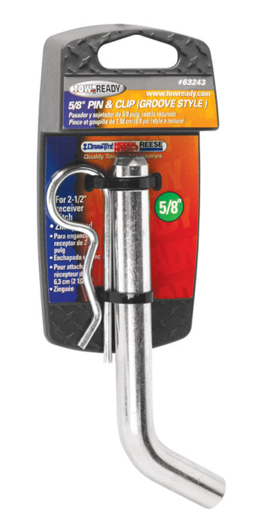 Draw-Tite - Titan Hitch Pin and Clip - 63243 - (2-1/2" Receiver, Zinc) - image 1