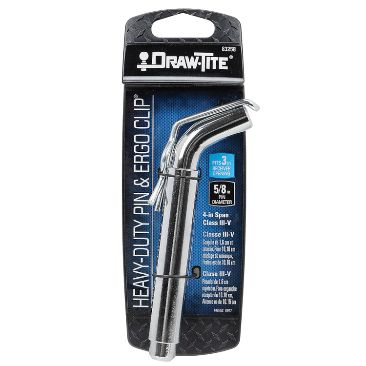 Draw-Tite - Hitch Pin and Clip - 63258 - (3" Receiver, Zinc) - image 3