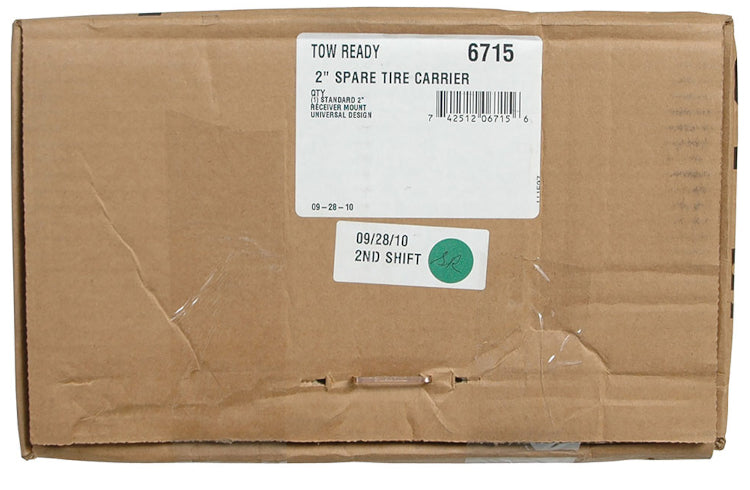 Draw-Tite - Front Mount Receiver Accessory - Spare Tire Carrier (Fits 2" Receiver) - 6715 - image 3