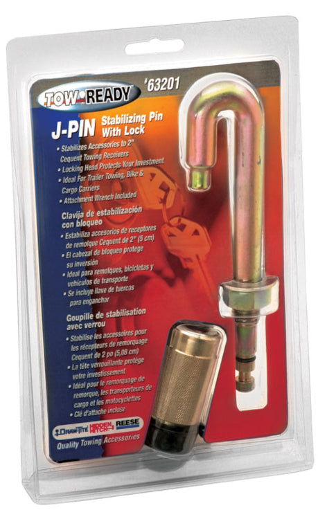 Draw-Tite - J-Pin Anti-Rattle Device - 63201 - (2" Receiver) - image 1