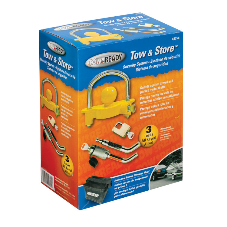 Draw-Tite - Tow & Store Trailer Hitch and Coupler lock Kit - 63256 - image 2