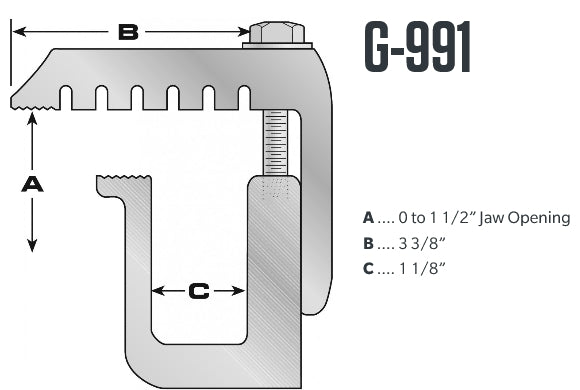Great Creations - Heavy Duty Clamp - G-991 - image 3