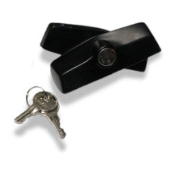 Covermaster - Black Screw Mount T Handles - Pair (keyed alike)