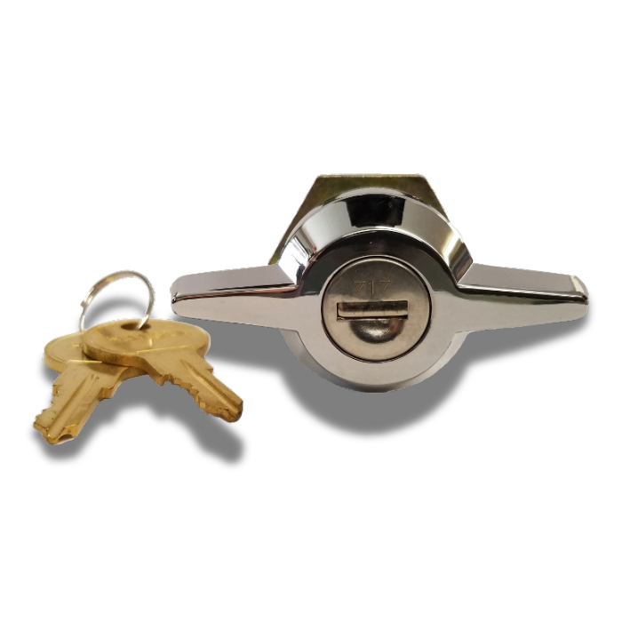 Chrome Spring Loaded Tonneau Cover Handle
