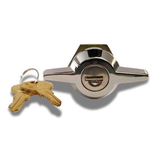 Chrome Spring Loaded Tonneau Cover Handle