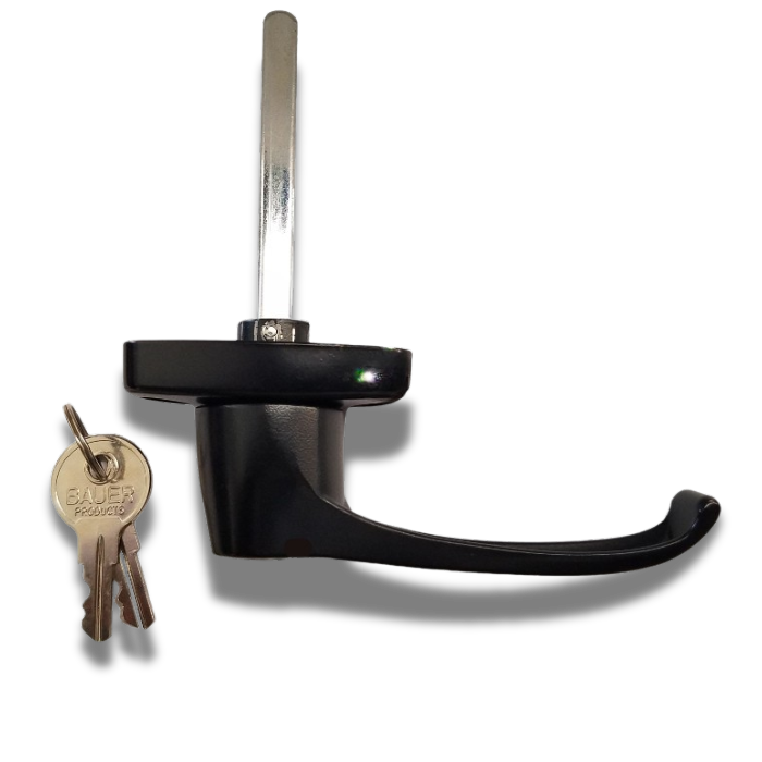 Black Deluxe Commercial Topper L-Handle