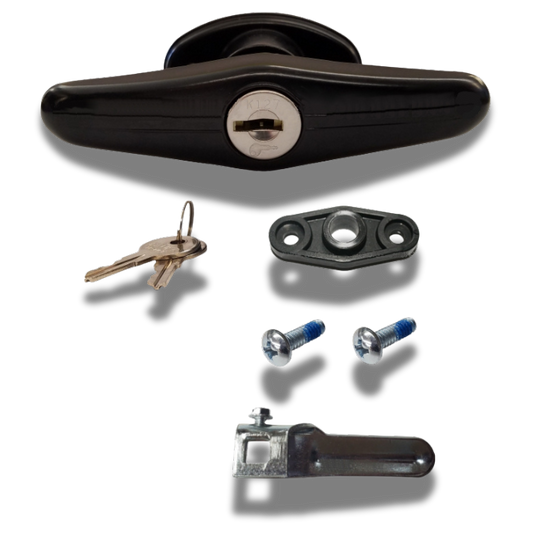 Bauer - Black Screw Mount T Handle Kit - 2" Shank
