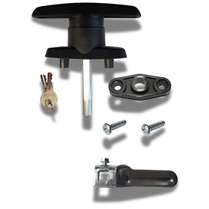 Composite T Handle - 2" Short Shank Screw Mount Kit
