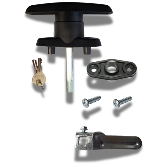 Composite T Handle - 2" Short Shank Screw Mount Kit