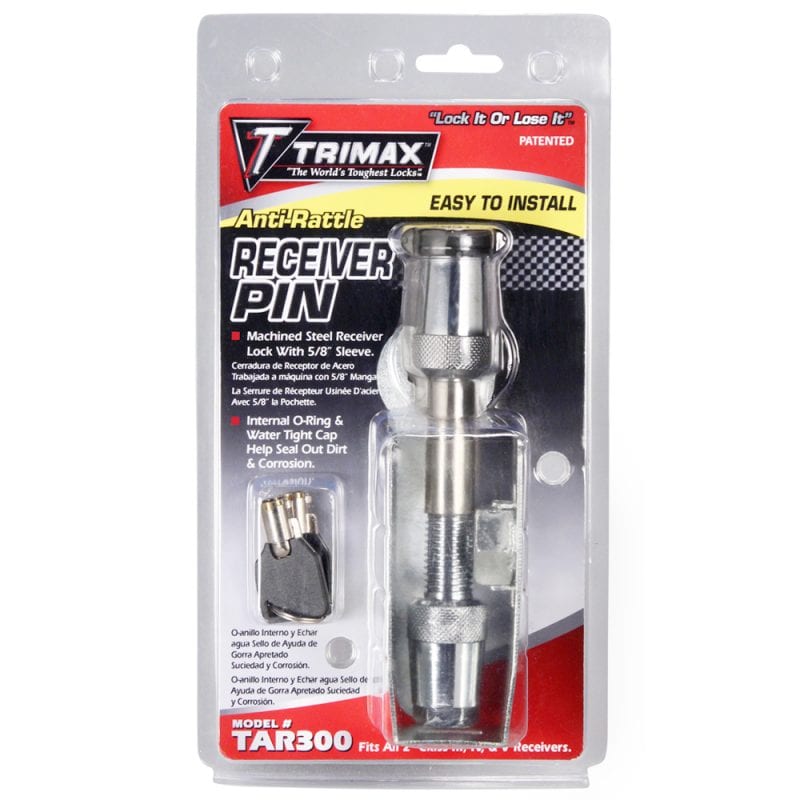 Trimax - Hitch Receiver Lock - Anti-Rattle - 5/8" (2 3/4" Span) - image 1
