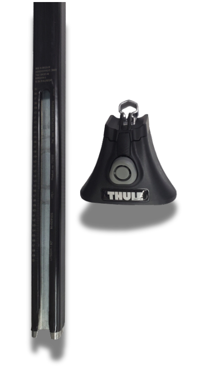 New Style - Thule Rapid Tracker II Truck Topper Roof Rack with Locks - 50" Cross Bars