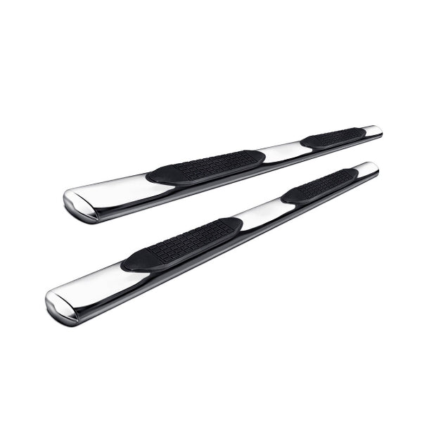 Trail FX 4 Inch Oval Tube Steps - Stainless Steel - image 1