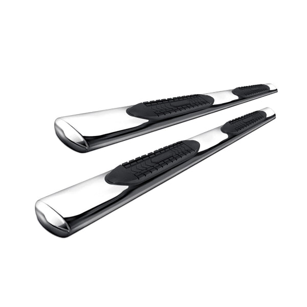 Trail FX 6 Inch Oval Tube Steps - Stainless Steel - image 1