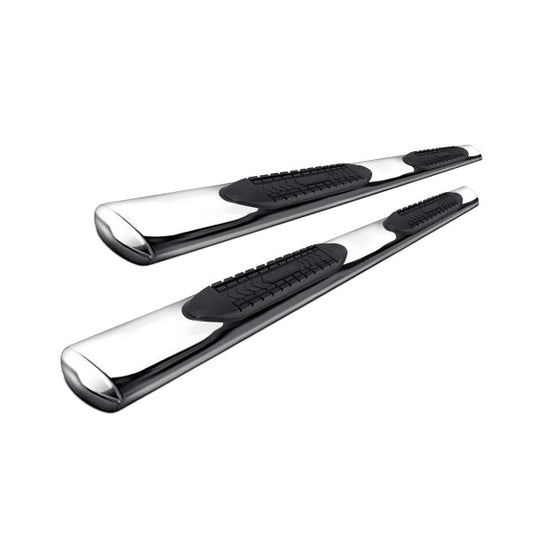Trail FX 6 Inch Oval Tube Steps - Stainless Steel - image 1