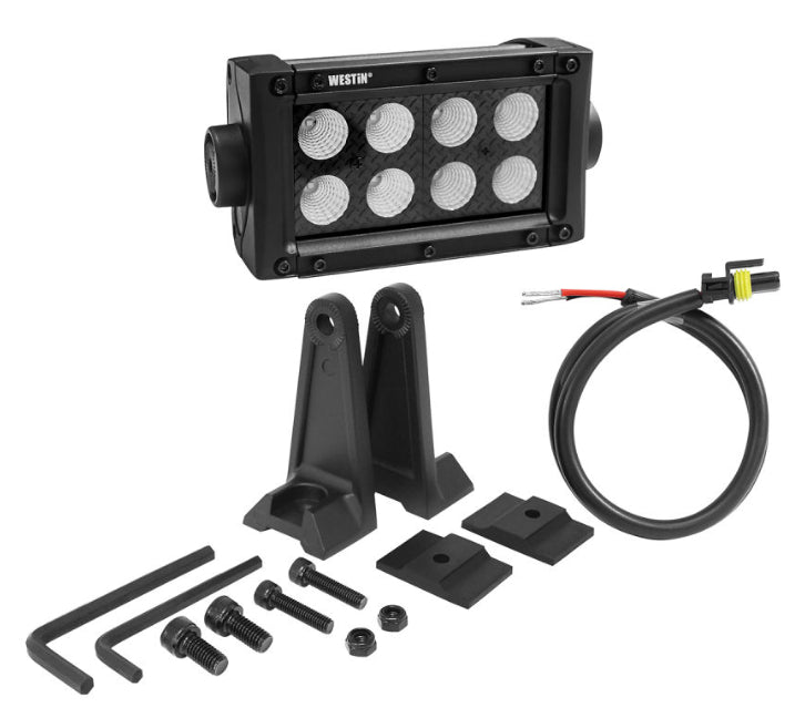 Westin - B-Force Double Row LED Light Bar - 4" Flood - 09-12212-8F - image 1