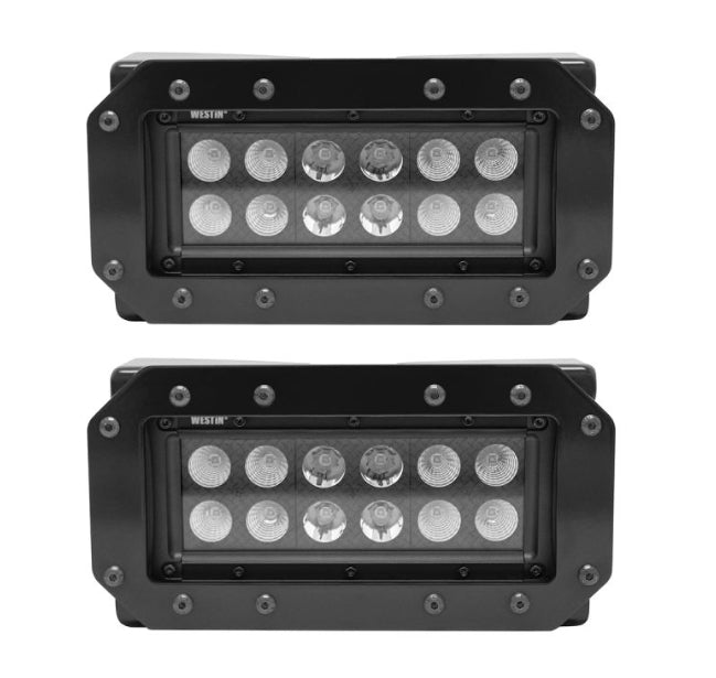 Westin - HDX B-Force Flush Mount LED Light Bar Kit - 6" - 57-0025 - image 1