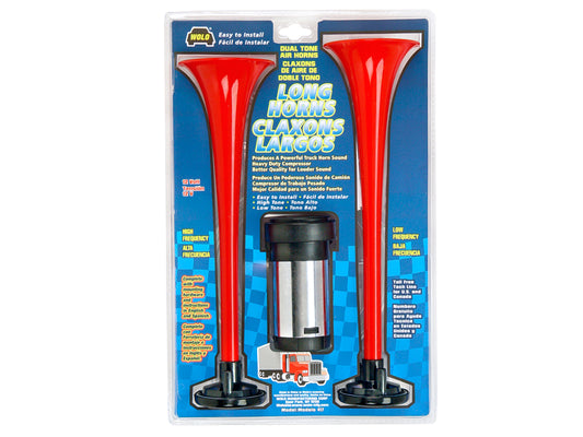 WOLO - Long Horns Dual Tone Air Horn - 417 - image 1