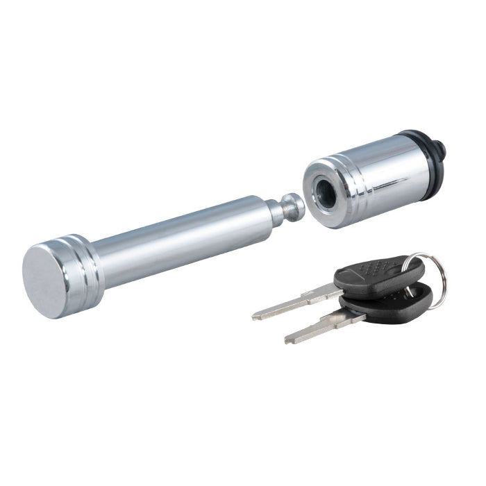 Curt - Locking Hitch Pin - Chrome - 5/8" - image 1