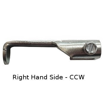 Truck Topper Bent Handle Inside Latch - Steel