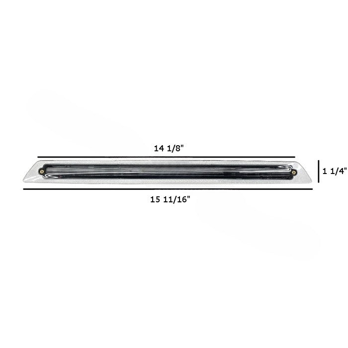 15" Clear Flush Mount LED Brake Light