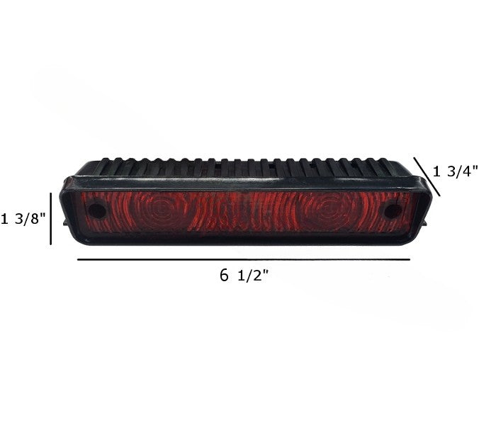 6.5" Rear Door Mount Brake Light (with Bracket)