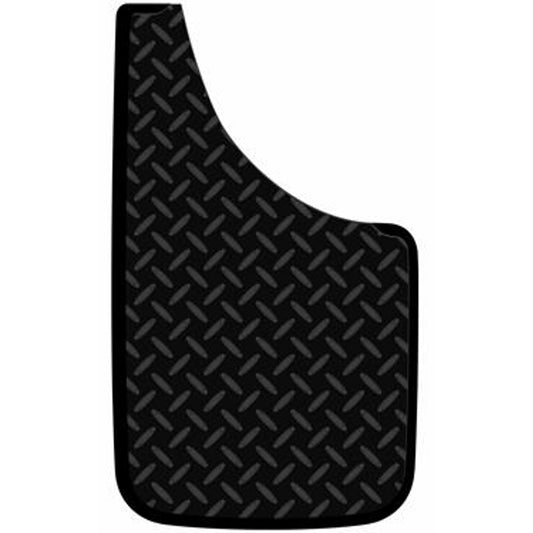 Plasticolor Mud Flaps - 000548R01 (Front or Rear) (Universal) - Black Diamond Plate - image 1