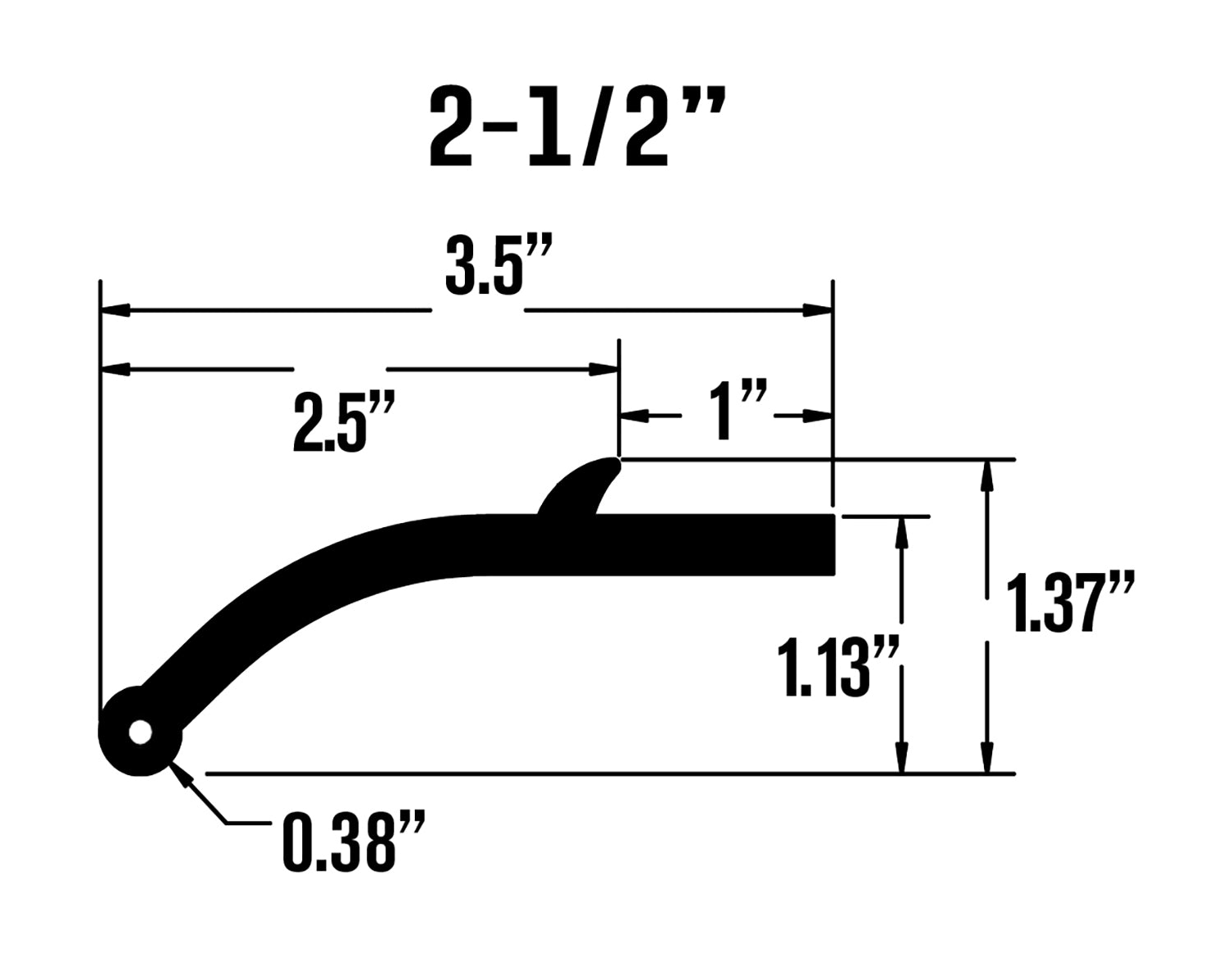 Pacer Fender Flares - 4 Piece Kit - 58" Length - 2 1/2" Coverage - 52-156 - Standard Duty - image 5