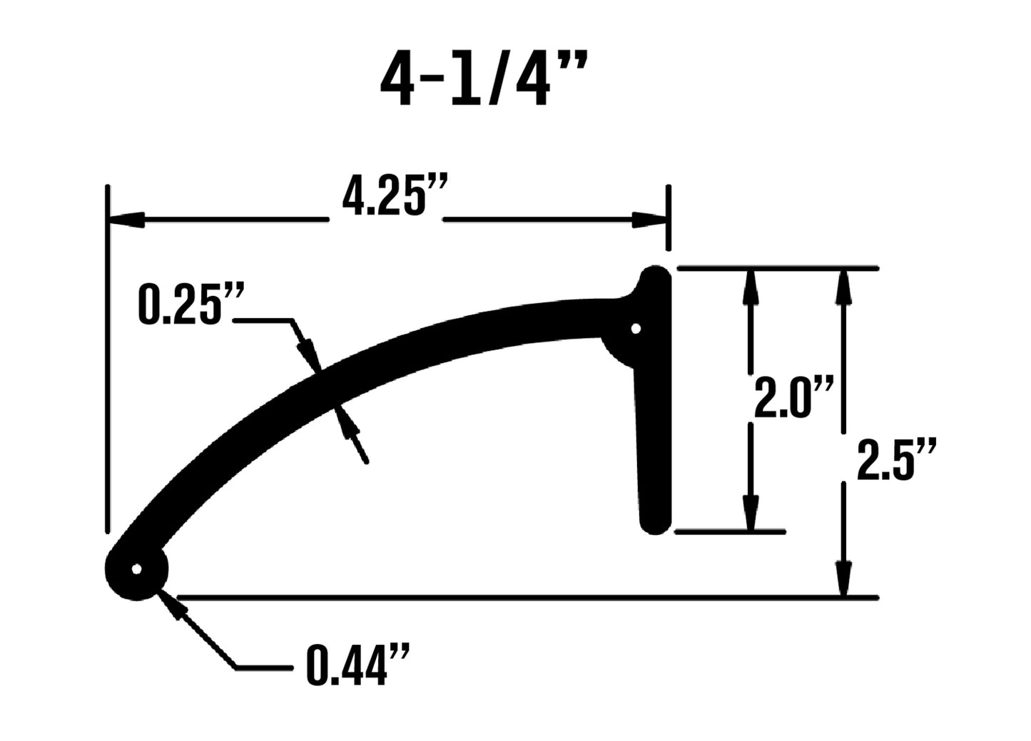 Pacer Fender Flares - 1 Piece Kit - 25' Bulk Roll - 4 1/4" Coverage (No-Lip) - 52-178 - image 2