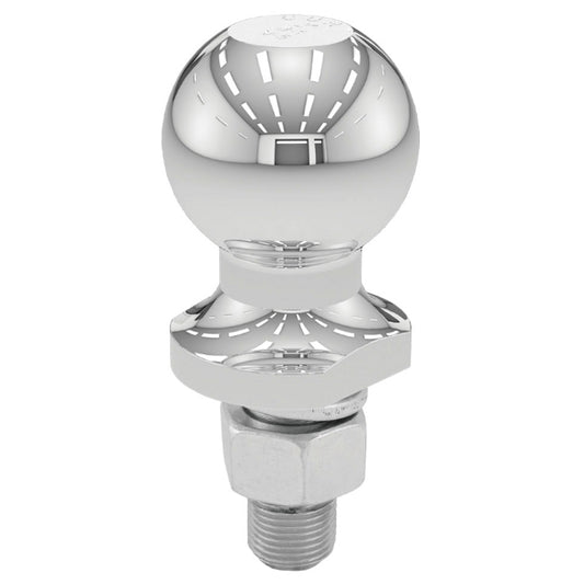 Curt - Trailer Ball - 2 Inch - 40003 - (3/4" x 1-3/4" Shank, 3,500 lbs., Chrome) - image 1