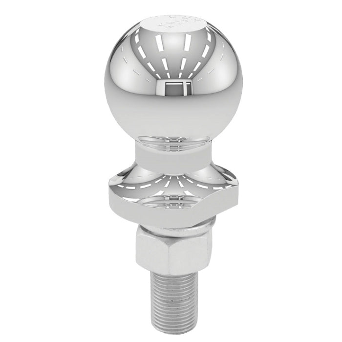Curt - Trailer Ball - 2 Inch - 40018 - (3/4" x 2-1/8" Shank, 3,500 lbs., Chrome) - image 1