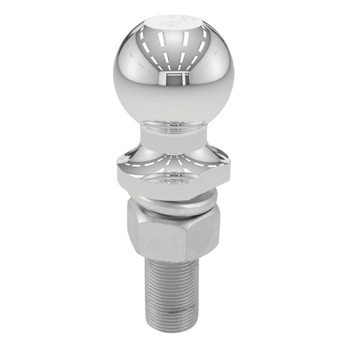 Curt - Trailer Ball - 2 Inch - 40020 - (1" x 3" Shank, 6,000 lbs., Chrome) - image 1