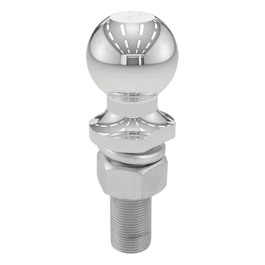 Curt - Trailer Ball - 2 Inch - 40020 - (1" x 3" Shank, 6,000 lbs., Chrome) - image 1
