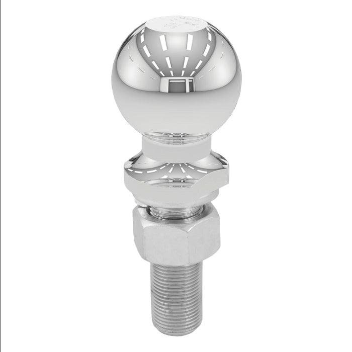 Curt - Trailer Ball - 2 5/16 Inch - 40021 - (1" x 3" Shank, 6,000 lbs., Chrome) - image 1
