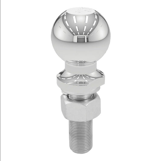 Curt - Trailer Ball - 2 5/16 Inch - 40021 - (1" x 3" Shank, 6,000 lbs., Chrome) - image 1