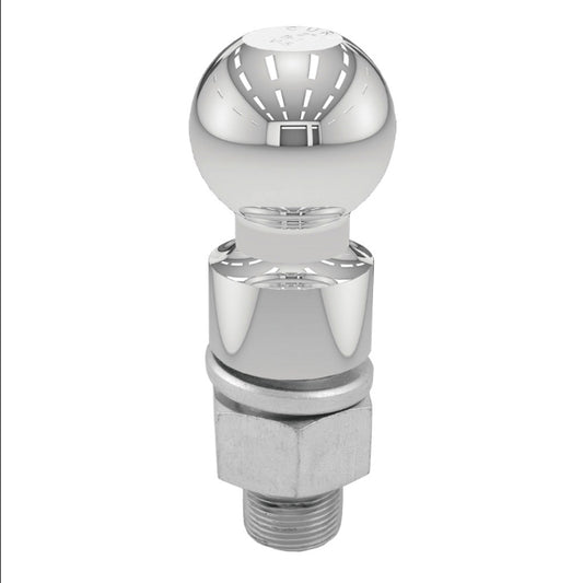 Curt - Trailer Ball - 2 5/16 Inch - 40035 - (1-1/4" x 2-5/8" Shank, 1" Rise, 10,000 lbs., Chrome) - image 1