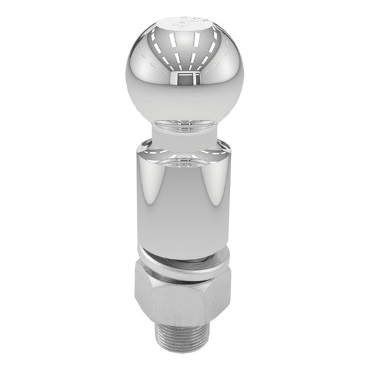Curt - Trailer Ball - 2 5/16 Inch - 40036 - (1-1/4" x 2-5/8" Shank, 2" Rise, 10,000 lbs., Chrome) - image 1