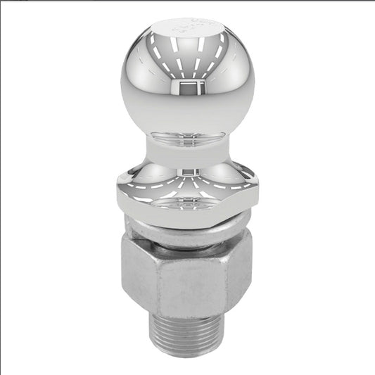 Curt - Trailer Ball - 2 Inch - 40090 - (1-1/4" x 2-5/8" Shank, 10,000 lbs., Chrome) - image 1