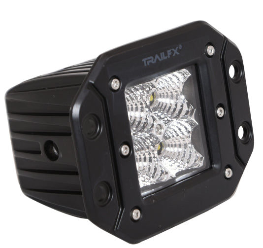 Trail FX - 3" Flush Mount Cube LED Flood Beam 1920 Lumens - Pair - 2X2CFFMPR - image 4