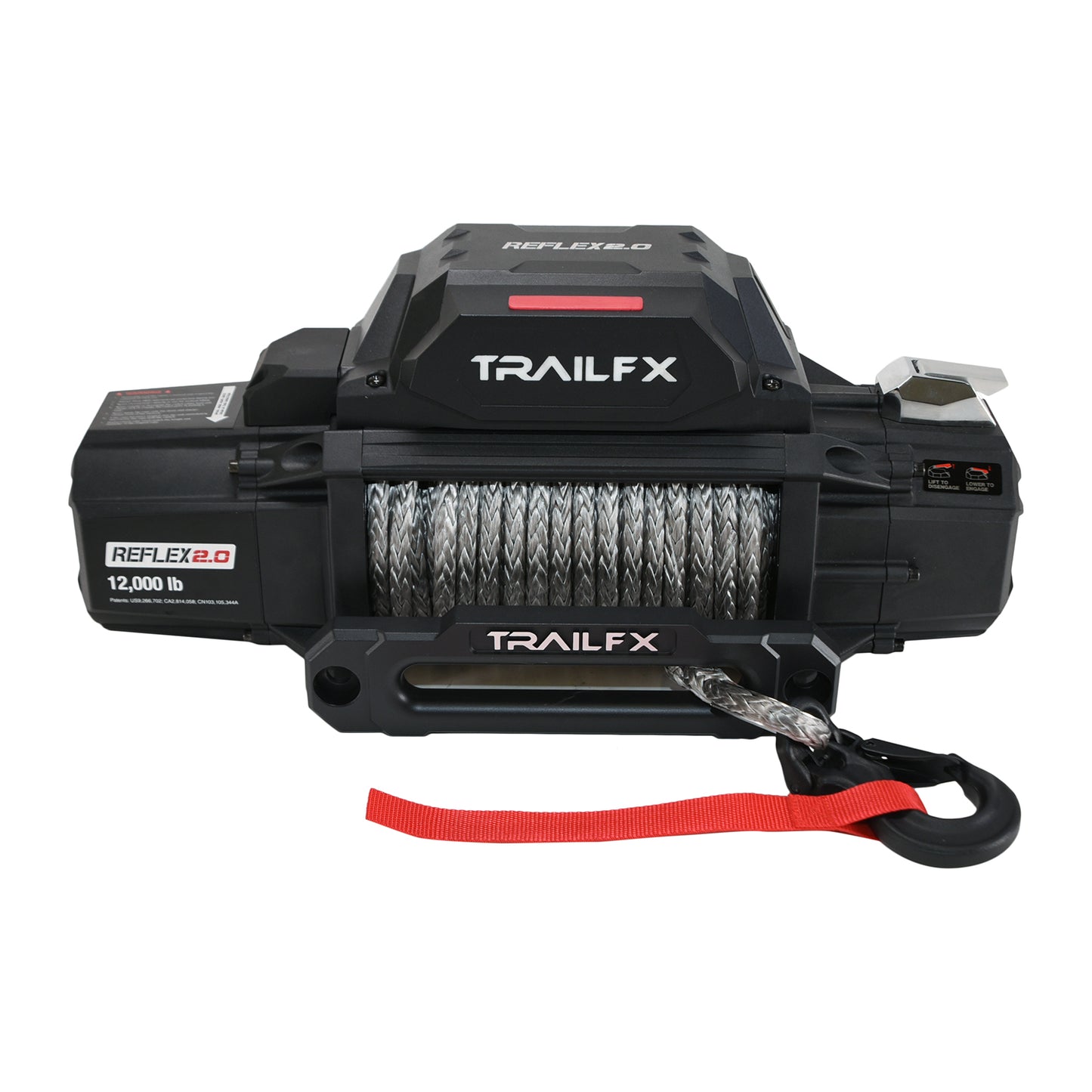 Trail FX - Reflex 2.0 - Winch with Synthetic Rope - WRS212B (12000 Pound) - image 2
