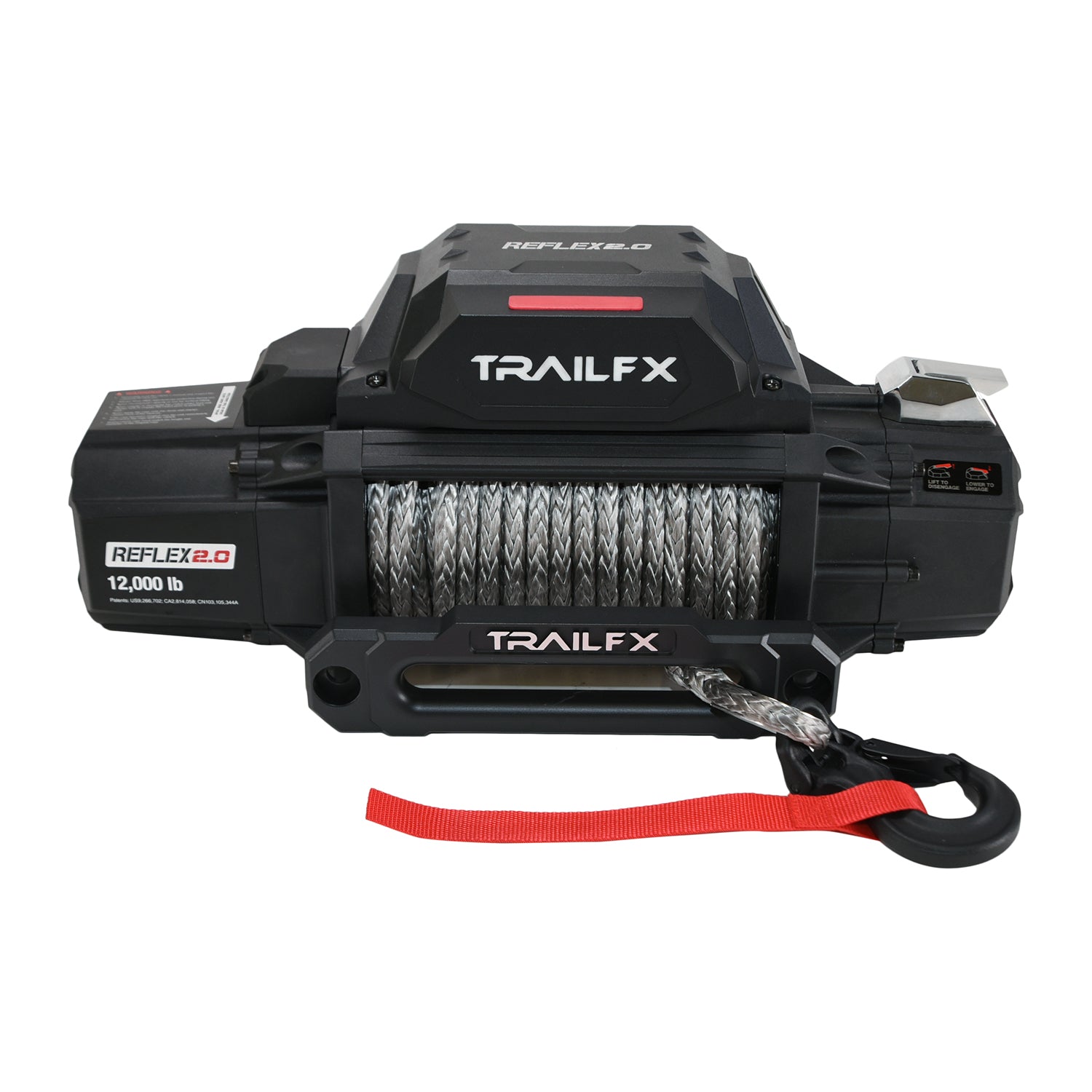 Trail FX - Reflex 2.0 - Winch with Synthetic Rope - WRS212B (12000 Pound) - image 2