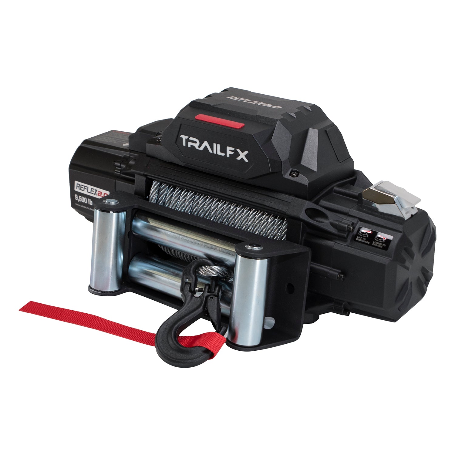 Trail FX - Reflex 2.0 - Winch with Steel Rope - WR295B (9500 Pound) - image 2